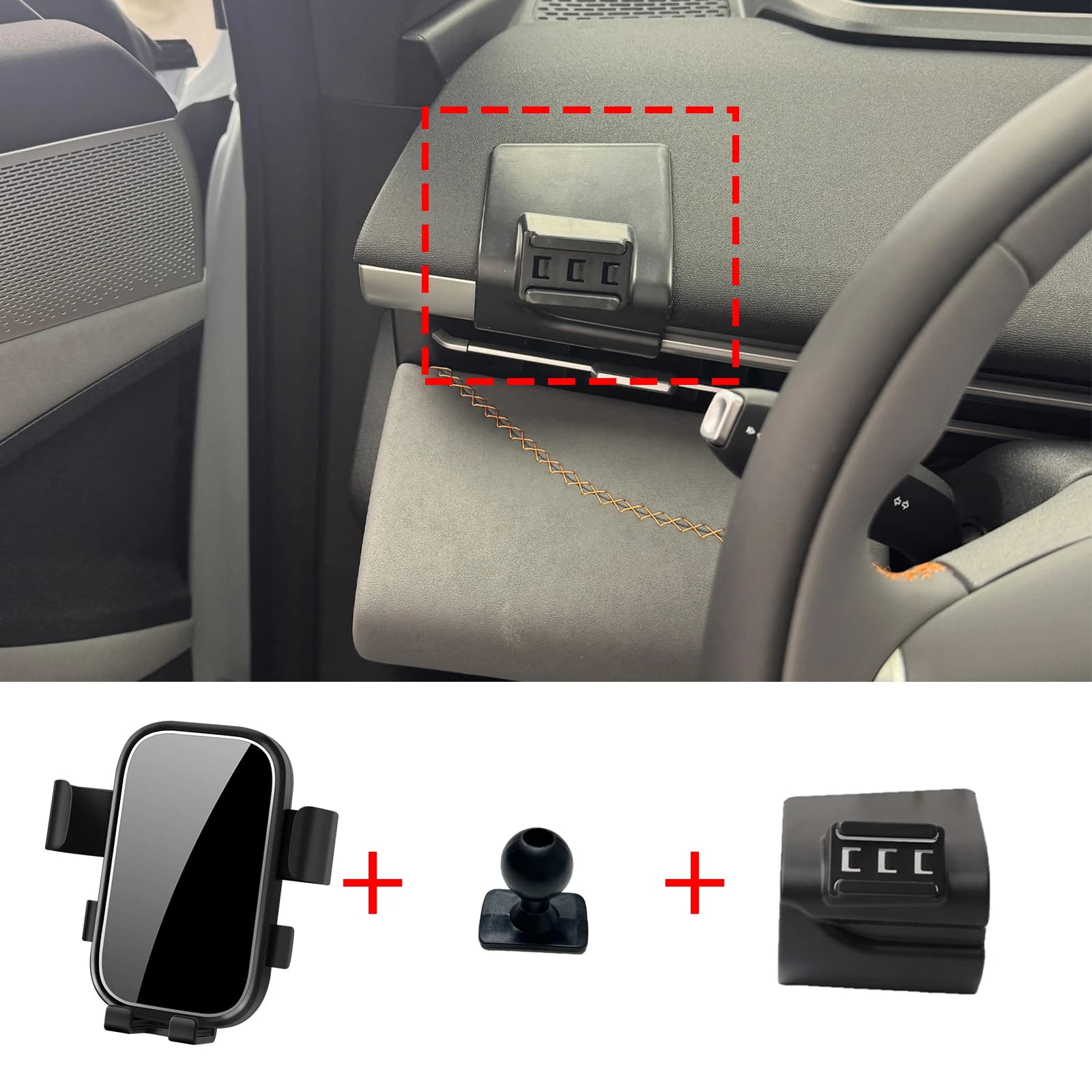 for CHANGAN DEEPAL S05 2024 2025 2026 LHD Phone Stand, Car Interior Holder Stable Support Universal Car Accessories