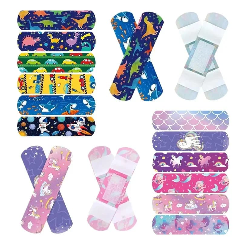 50 Pz/set 100 Pz/set Cartoon Cerotto Guarigione Ferita Cerotto Patch per I Bambini di Primo Soccorso Nastro Della Pelle Fasce Adesive
