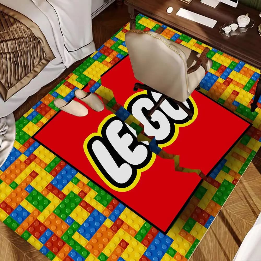 Tappetino L-LEGOS in stile INS, morbido, per camera da letto, lavanderia, antiscivolo, per uso domestico