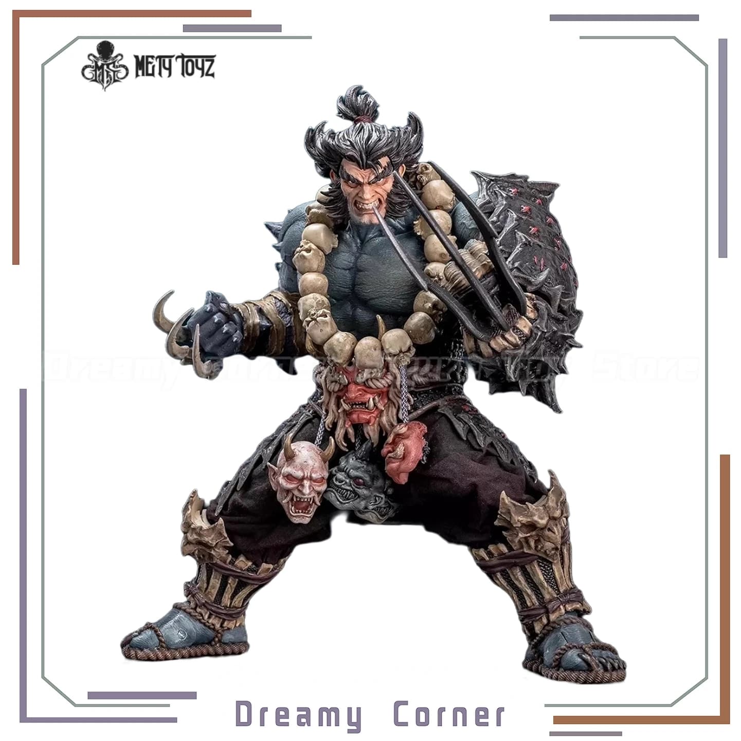 【Pre-vendita】Originale Mety Toyz Demon Slayer Shura Takigawa Oni Samurai High Edition 1/10 Action Figure Toy Model Collection