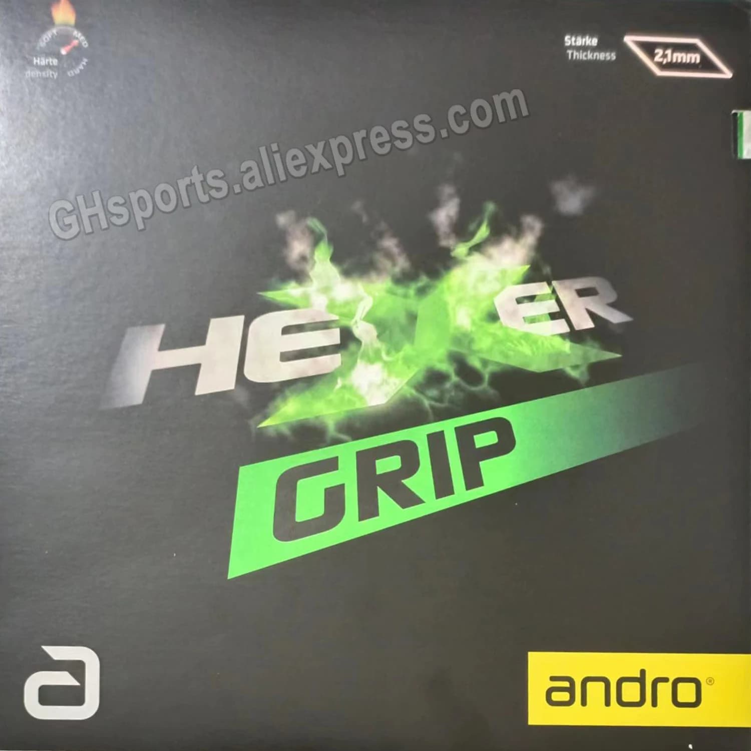 Gomme per racchetta da ping pong in gomma da ping pong originali Andro Hexer Grip Tenis De Mesa