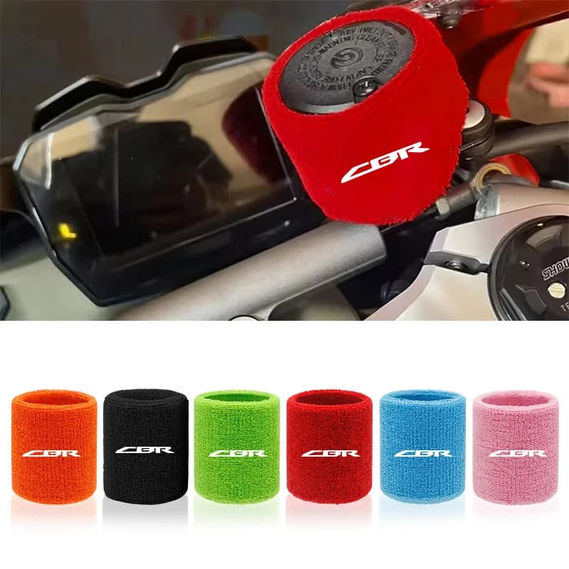 Motorcycle Front Fluid Oil Brake Clutch Reservoir Sock Cover For Honda CBR Civic Accord Fit Jazz Pilot CRV Odyssey Passport City