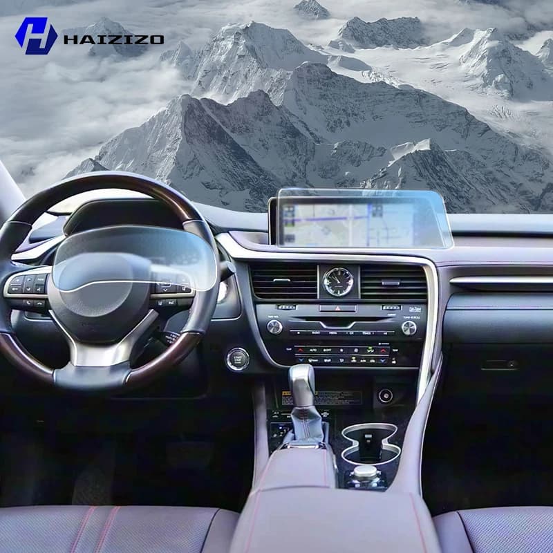 Per Lexus RX 300 350 450h 2016-2019 Schermo LCD Anti impronte digitali Pellicola opaca in TPU Pellicola protettiva per schermo di navigazione per auto Accessori