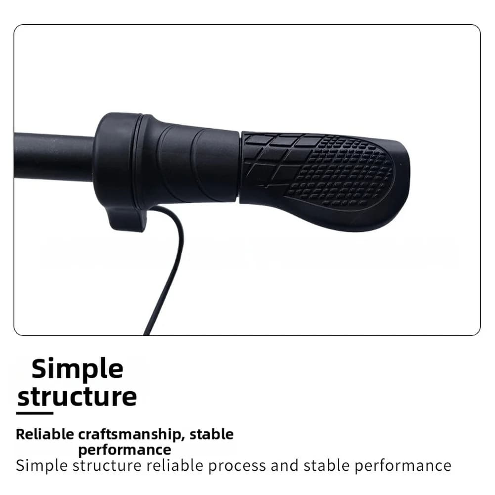 Black 3 Pin Female Speed Controller Throttle Grip For E Bike Electric Scooter Waterproof Accelerator Handle Replacement Part