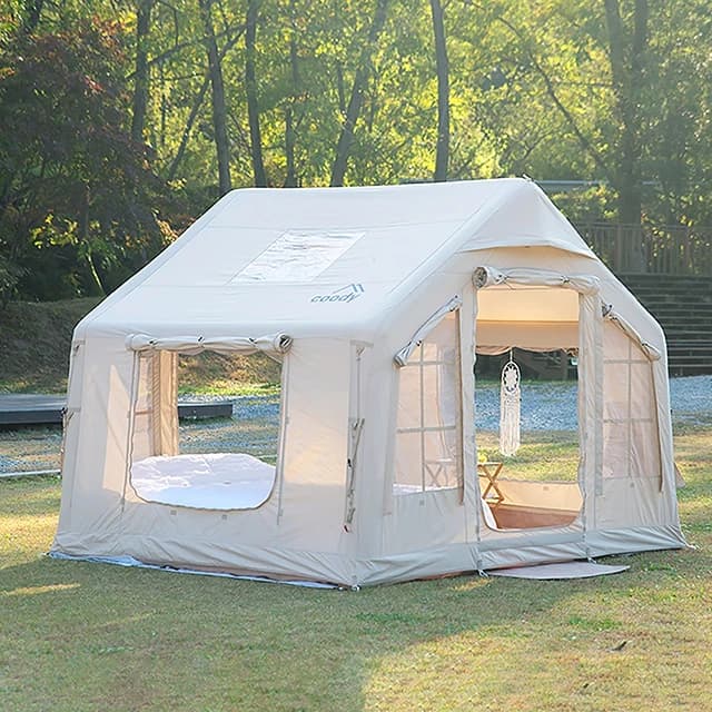 Coody 8.0 Air Tent-Beige Outdoor Inflatable Tents Camping Large Tent for Family