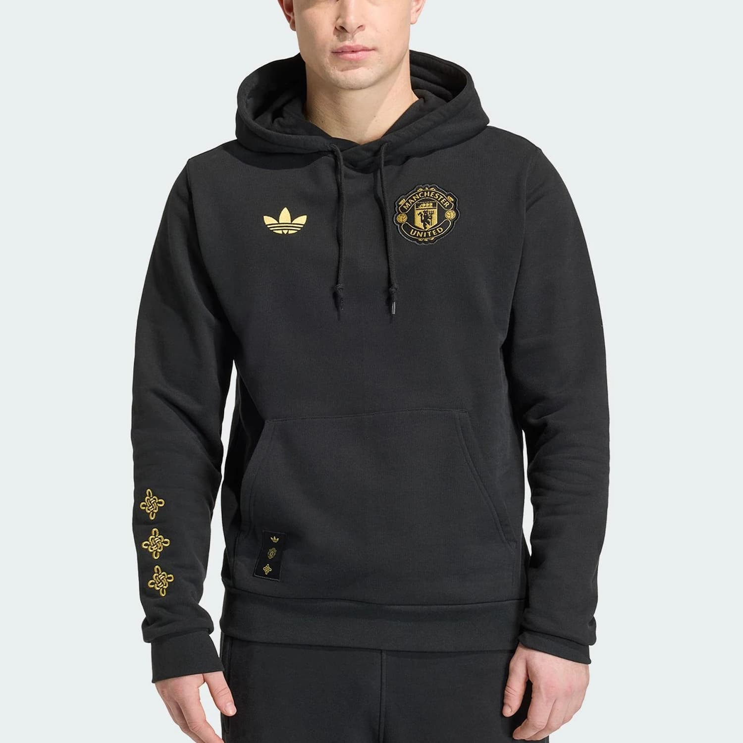 Felpa sportiva alla moda da uomo Adidas originale Manchester United China Knot Series JM5565