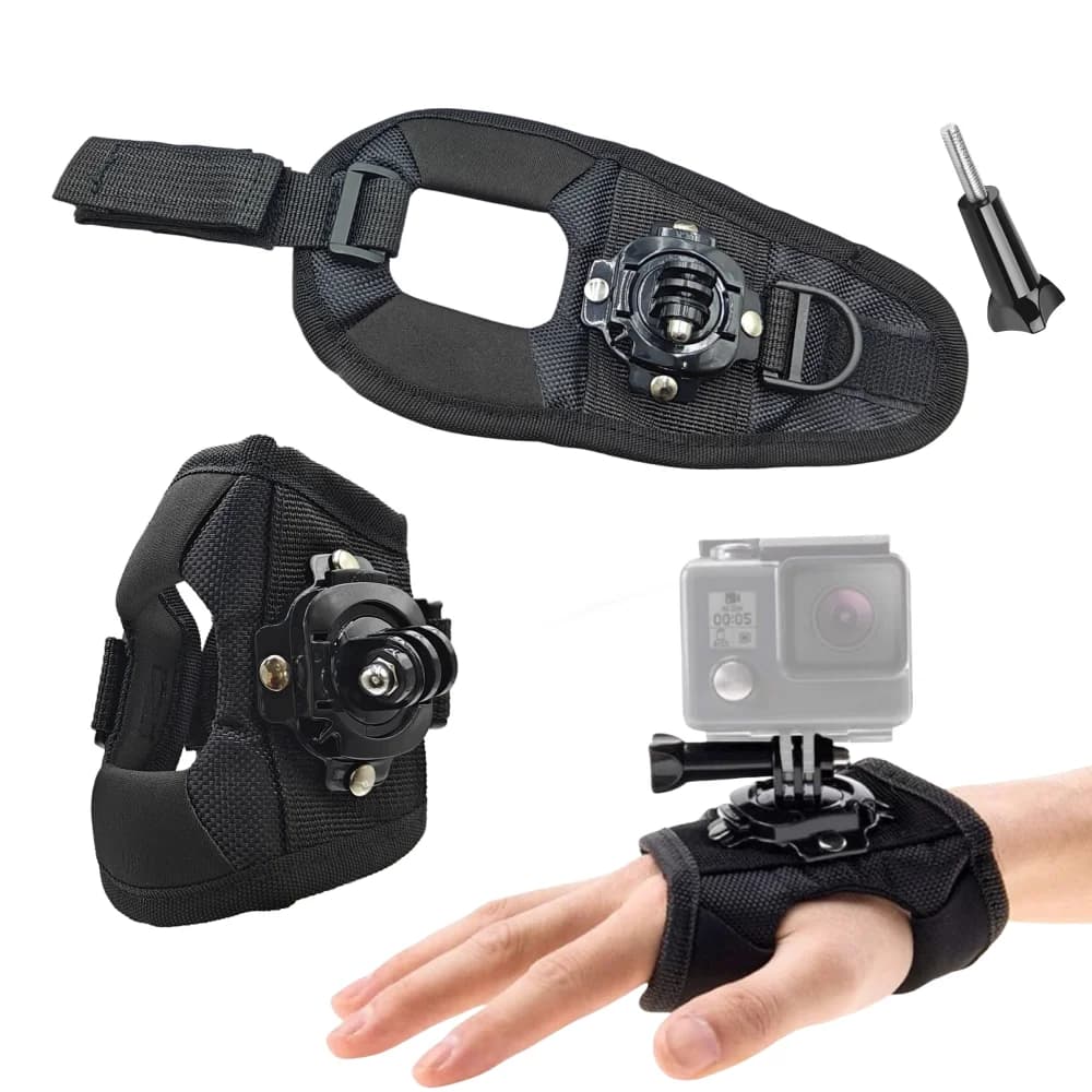 360 ° Rotazione Guanto Cinturino da polso Supporto per GoPro Hero 13 12 11 10 9 8 7 6 5 DJI Osmo Action 5 Pro Accessori per fotocamera