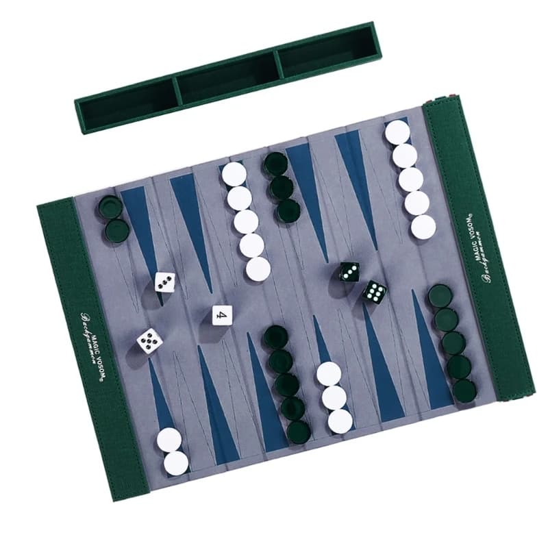 Waterproof Rolls Up Backgammon And Chess Pack For Beach Outings And Home Use JOME