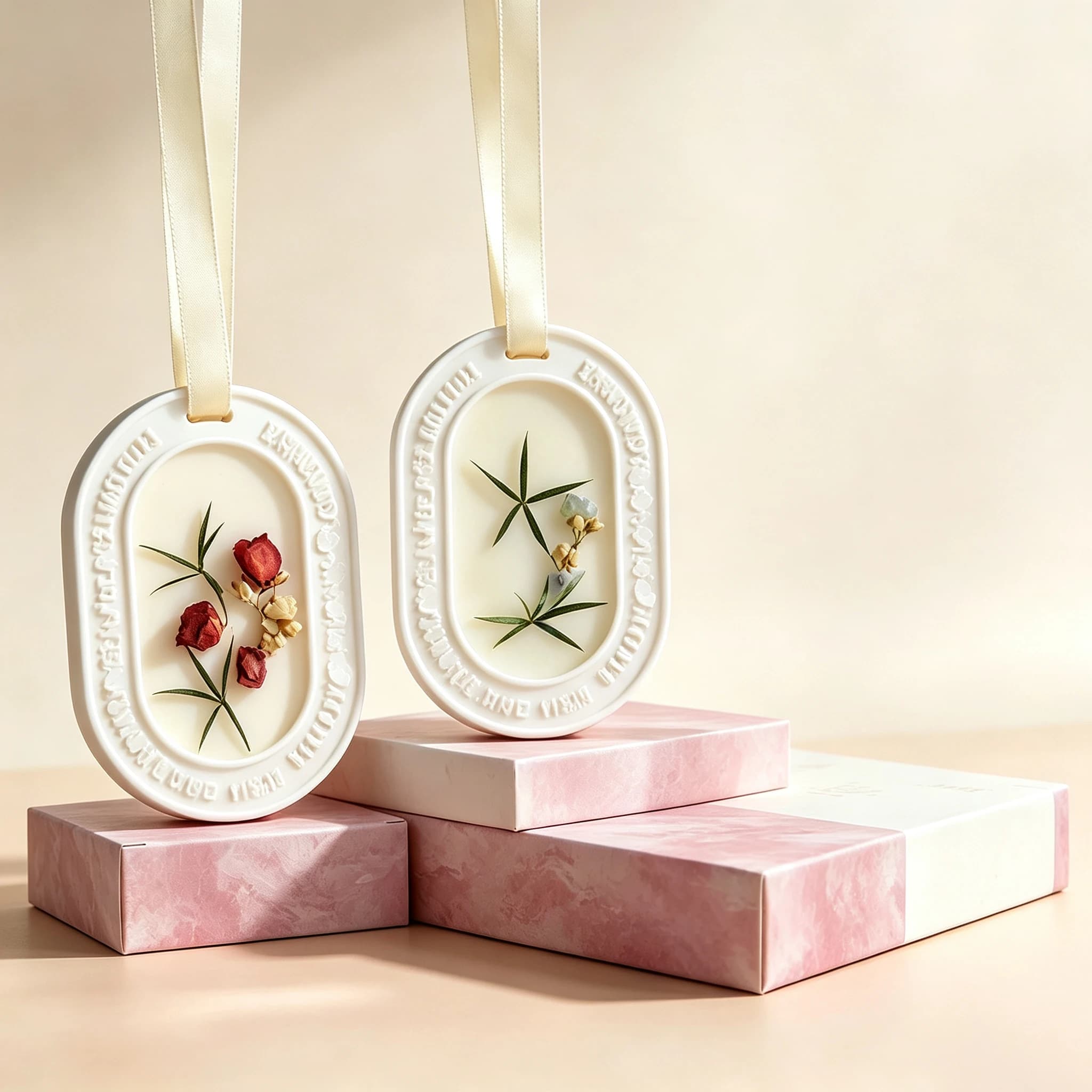 Gypsum Aroma Stone Hanging Air Freshener Natural Dried Flower Crystal Long Lasting Fragrance Odor Remover For Wardrobe Car