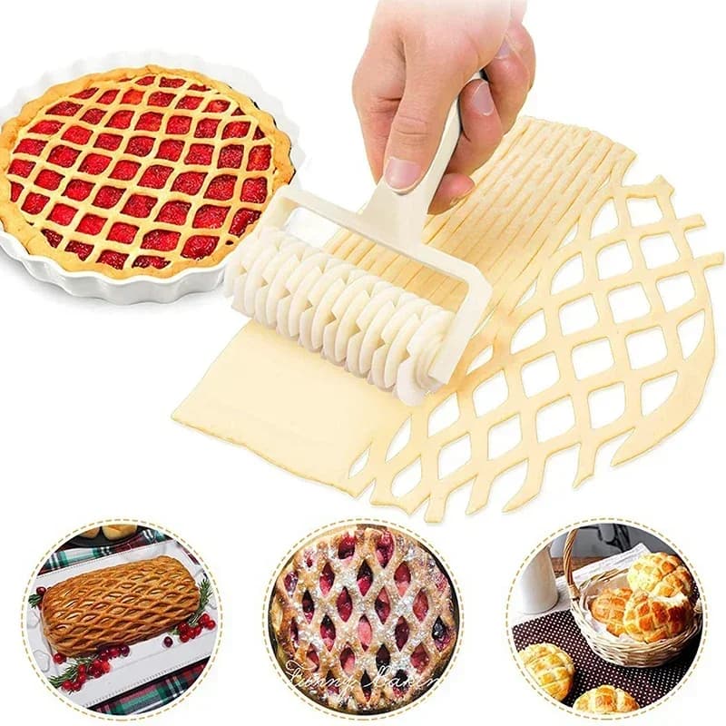 Pizza Roller Cutter Creative Pizza pasticceria traliccio Roller Cutter Pizza pasticceria Wheel Wellington Steak Tools utensili da cucina
