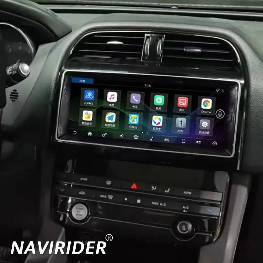 10.25" Android 15 Car Radio for Jaguar XE XEL F-PACE 2016-2019 QLED Screen DSP Carplay 360 Camera GPS Bluetooth Car Audio