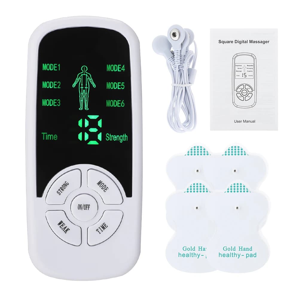 EMS Pulse Electric Muscle Stimulator Back Collo Massage for the body Decine Agopuntura Meridiano Physiotherapy Digital Massage Instruments