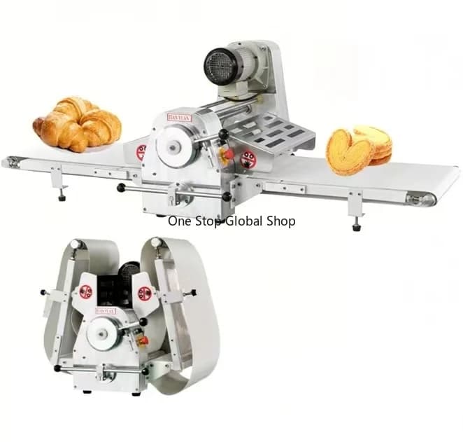 Macchina Automatica per Pasta da Banco 450, per Pane Strappato a Mano, Croissant, Crostata all'Uovo, Torta, Pasta Sfoglia a Mille Strati