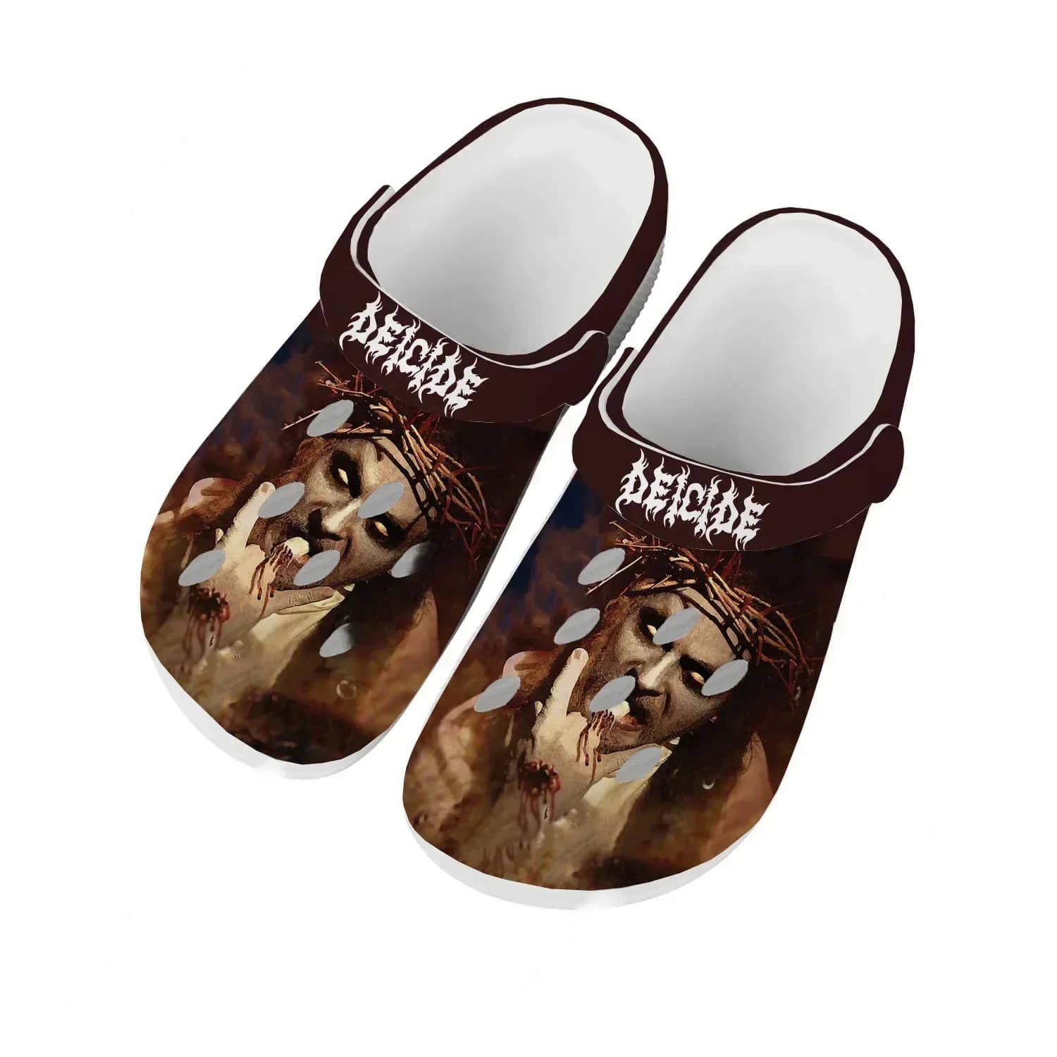 Deicide Water Shoes Men Women Teenager Comfortable Fashion Home Garden Clogs Custom Sandals Beach Breathable Hole Slippers