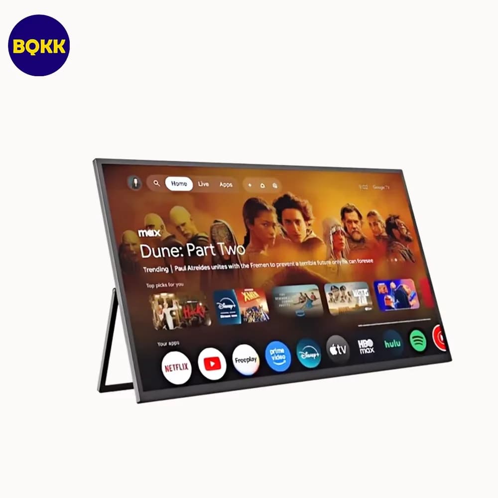 Monitor Portatile Smart PRO da 23,8 Pollici con Google TV, USB-C, 60Hz, Full HD, Touchscreen per Laptop, Telefono, Tablet, Casa e Ufficio