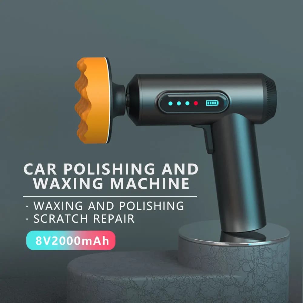 Car polishing machine, scratch-resistant repair for wireless car paint, windscreen glass oil film, skin care machine removal