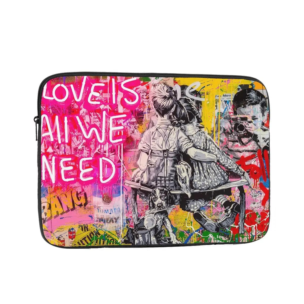 Custodia per laptop Banksy 12 13 15 17 pollici Custodia per notebook Graffiti Art Brainwash Custodia antiurto per computer