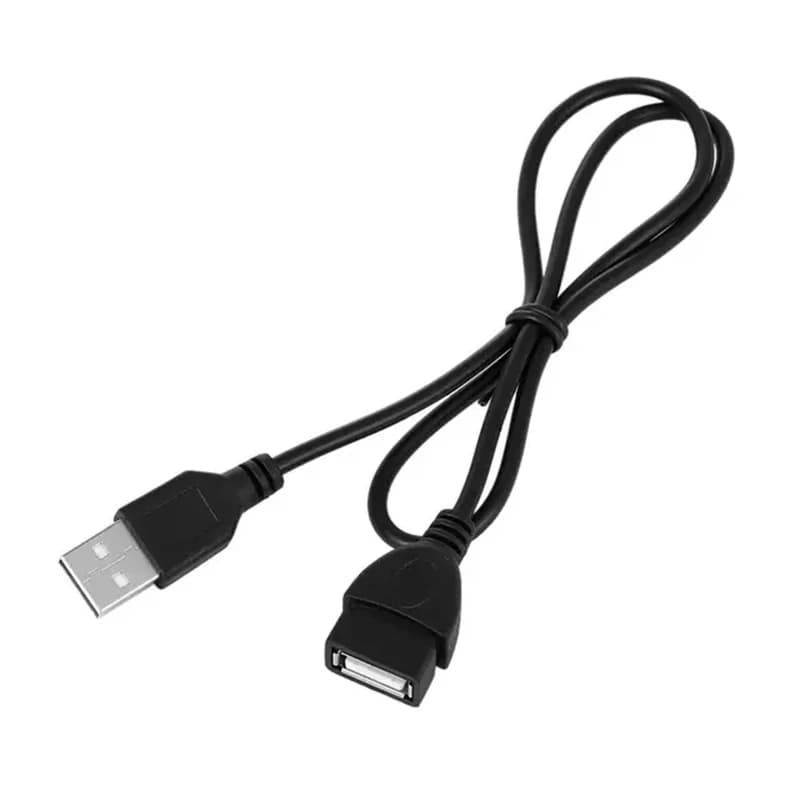 Cavo di prolunga USB da 0,6 m Cavo di prolunga per sincronizzazione dati da maschio a femmina Linea di trasmissione dati per stampante PC con display per proiettore