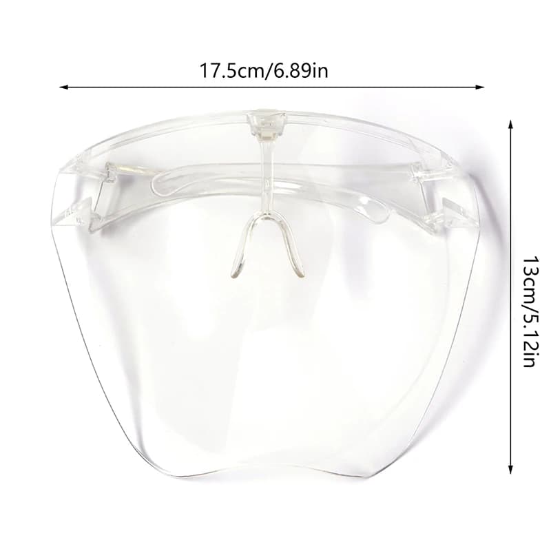 1PC Anti Fog Anti Dust Protective Mask High Transparency Goggles Nail Art Full Face Shield Unisex Eye Shield High-definition