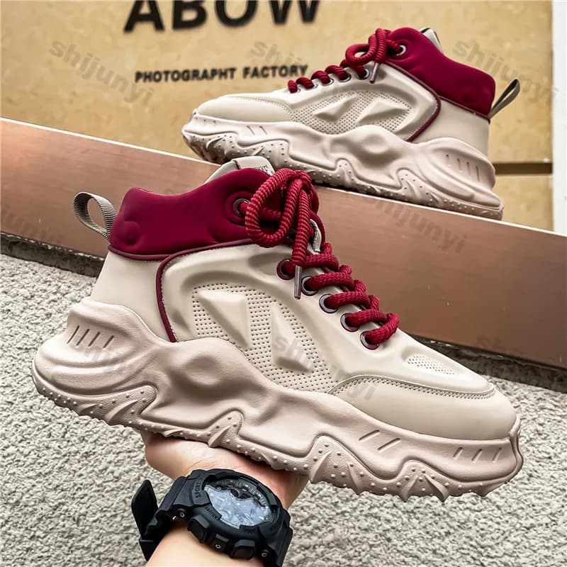Scarpe da ginnastica casual di lusso da uomo Scarpe sportive autunnali primaverili Scarpe da corsa comode da uomo Scarpe vulcanizzate da esterno Zapatillas Hombre