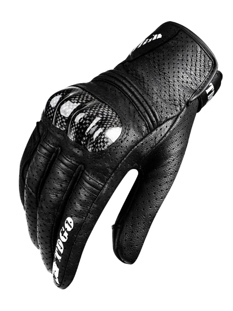 Motorcycle Gloves Motocross Gloves in Women's Summer Leather Retro Cycling Motorcyclist Breathable Mtb Gloves in Protected goat leather