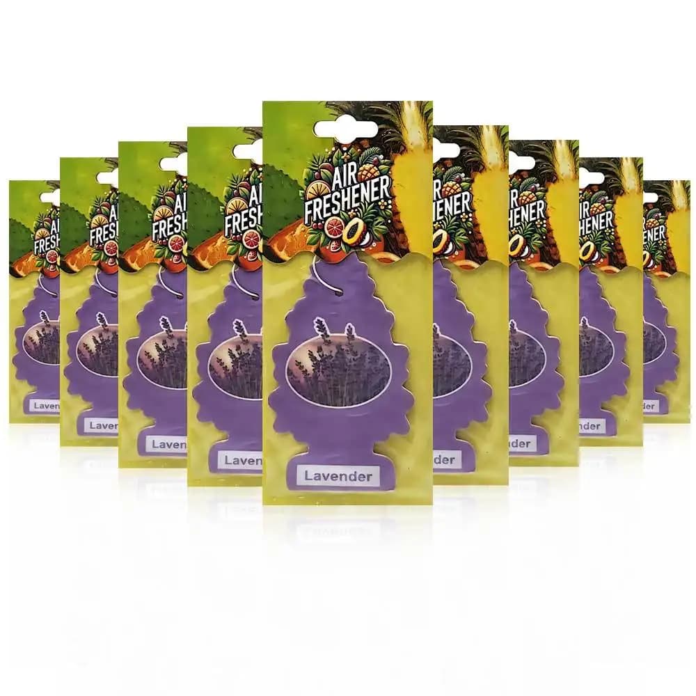 Soothing aromatherapy paper with tree design to the taste of pure lavender | Deodorant for suspended environments for car ventilation soothing to the taste of lavender