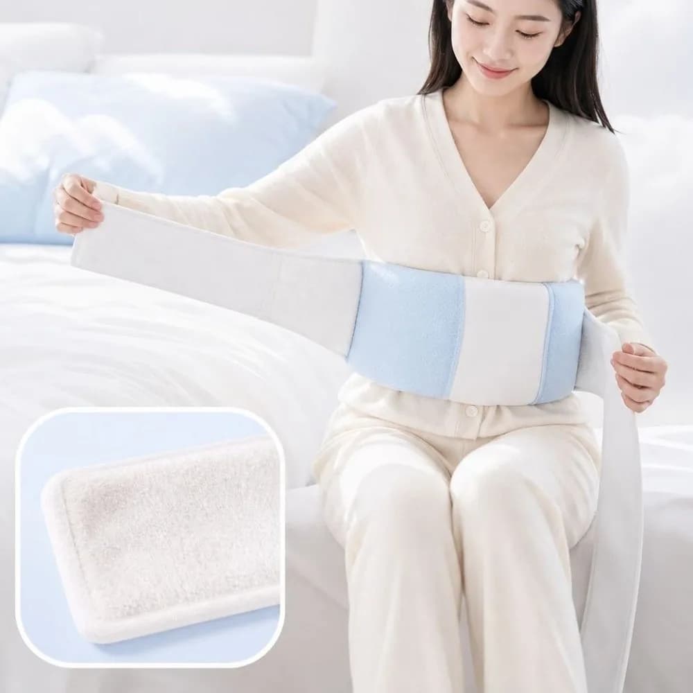 Adjustable Wrap Around Lumbar Support Pillow Breathable Detachable Cover Waist Cushion Cotton Ergonomic Design
