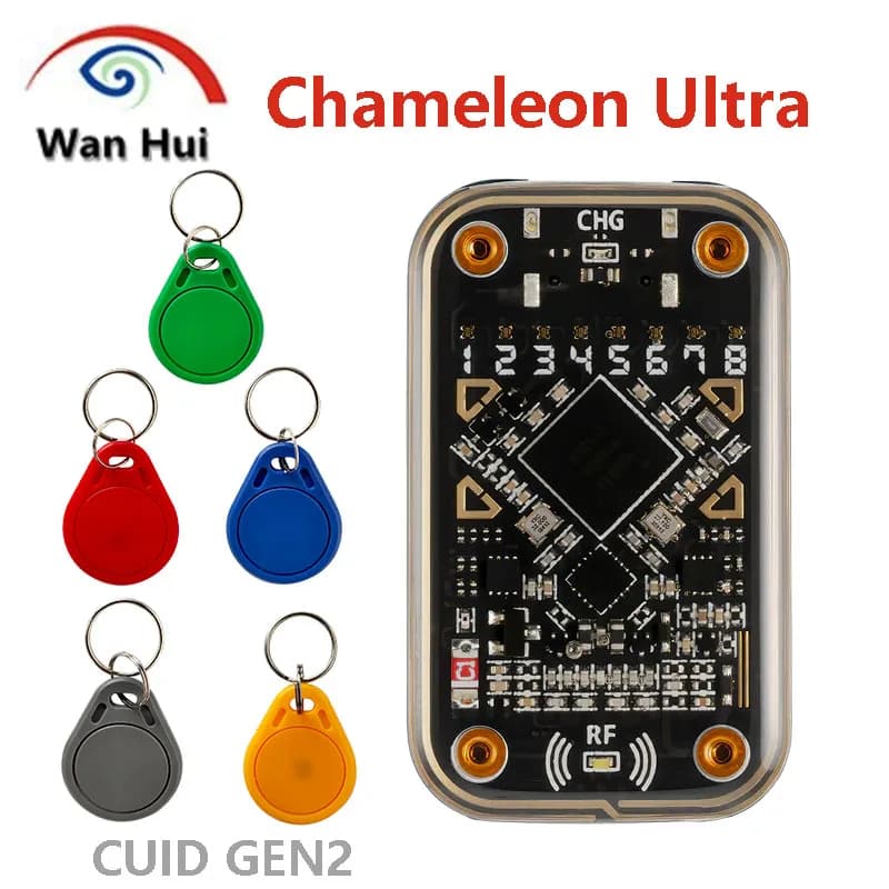 Aggiorna l'emulatore di smart card RFID Chameleon Ultra V2.0 125Khz 13,56Mhz IC ID Card Decode Duplicatore NFC