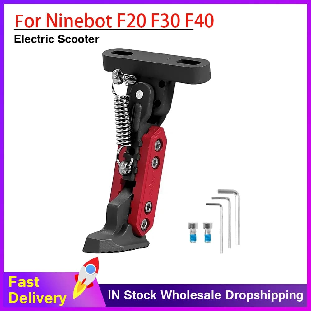 Supporto Cavalletto Laterale per Monopattino Elettrico Ninebot F20 F30 F40 Xiaomi 4 4Pro 4Lite 4 Ultra - Accessorio Poggiapiede Laterale