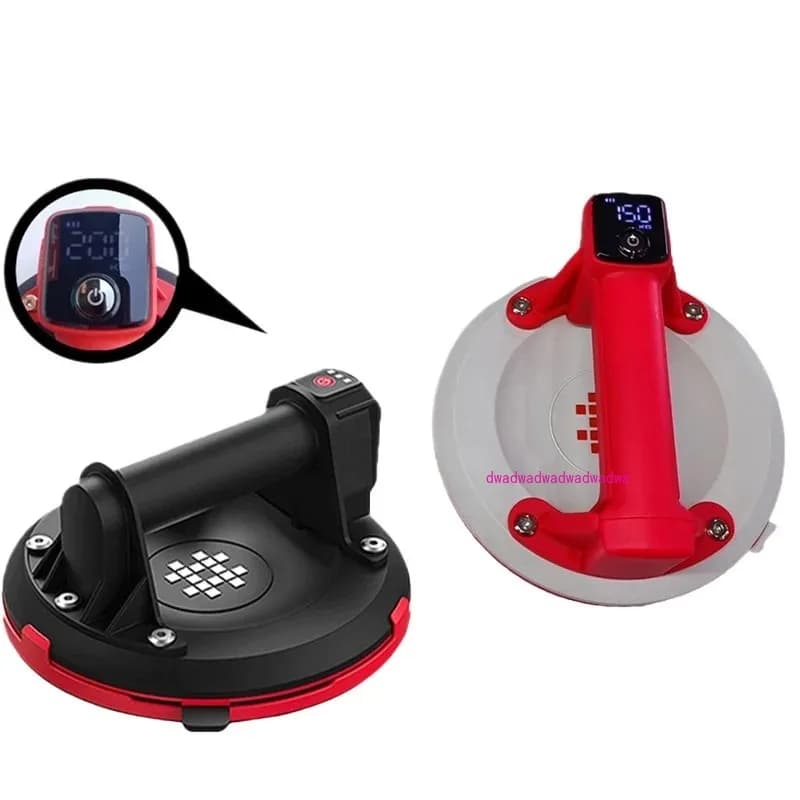 Estrattore di aspirazione per carichi pesanti per piastrelle di vetro con ventosa elettrica sottovuoto con display digitale