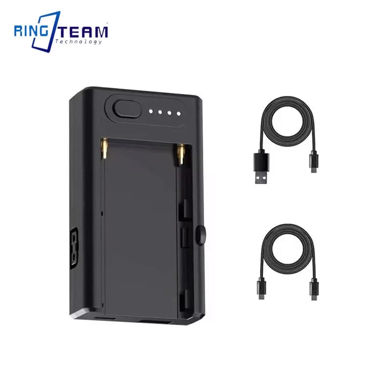 Caricabatteria a ricarica rapida PD 21W per serie NP-F - Batterie NPF NP-F550 F750 F970 - Design multifunzionale