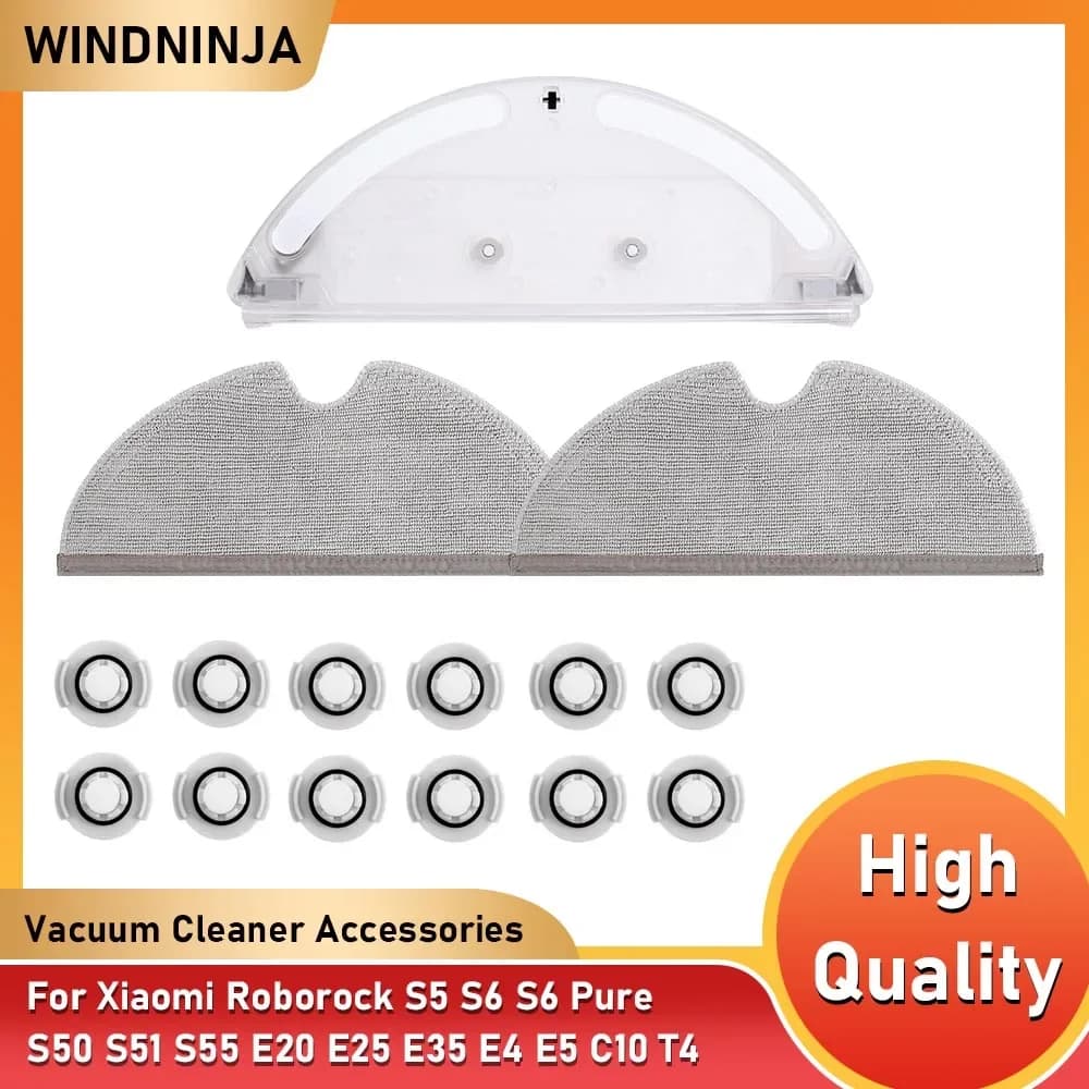 Water Tank Filter Mop Cloth For Xiaomi 1st For Roborock S5 S6 S6 Pure S50 S51 S55 E20 E25 E35 C10 T4 T6 Vacuum Cleaner Parts
