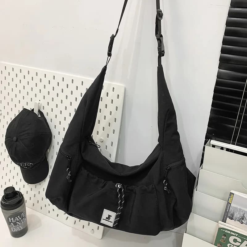 Flower and Youth series crossbody bag for women, large-capacity bag, commuter backpack, sports shoulder bag, tote travel bag