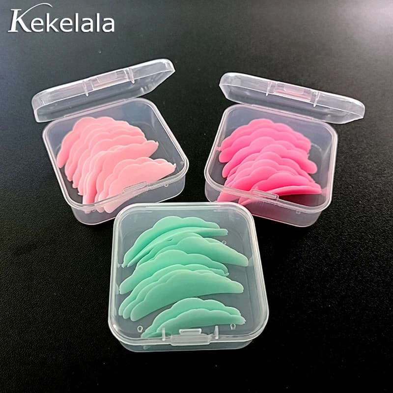 10 pcs Reusable Lifting Kit Eyelash Lamination Silicone Pad Eyelash Perm 3D Auction Extension Eyelash Bigodino Pad Makeup Tool