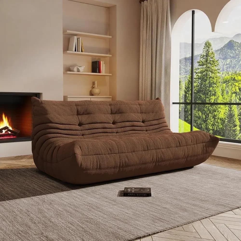 Poltrona Sacco in Memory Foam per Adulti - Ideale per Gaming, Soggiorni, Camere da Letto e Uffici (3 Posti)