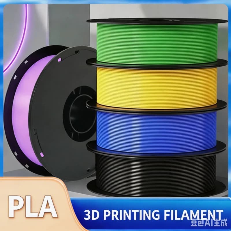 Professional High Flow Matte PLA Filament 1.75mm 1KG Low Gloss 3D Printer Filament with ±0.02mm Accuracy for FDM Printers