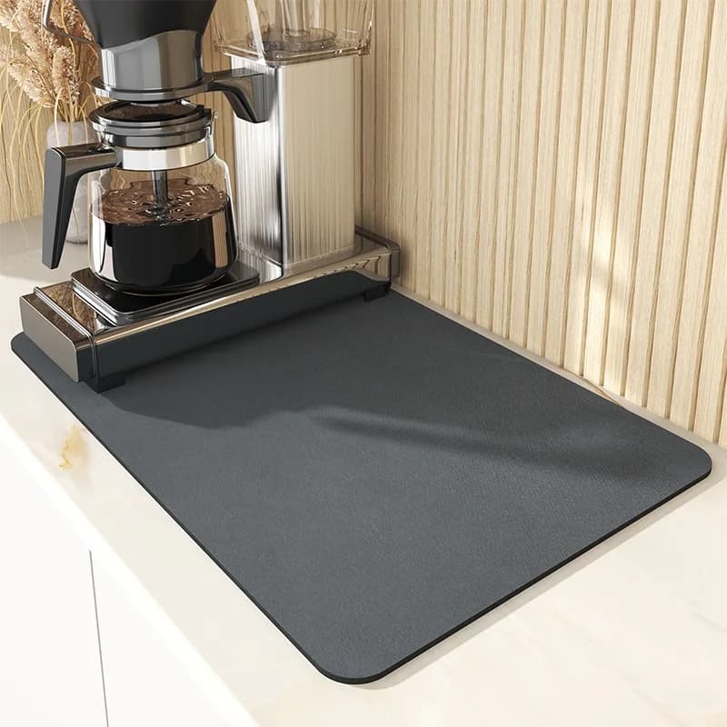 Super Absorbent Mat Large for Kitchen, Anti-slip, for Drying Plates and Coffee, Rapid Drying Mat for Bathroom, Cutlery Mat