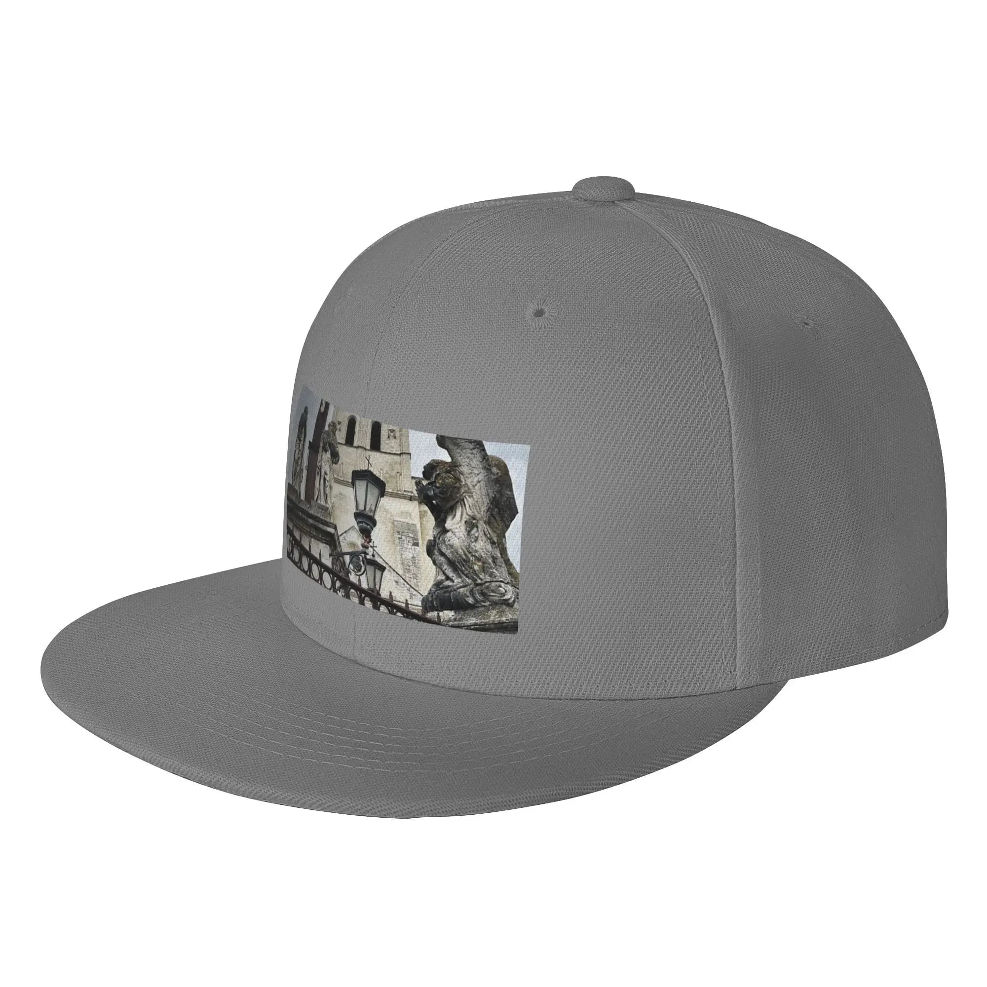 Fashion Notre Dame des Doms Avignon Flat Brim Sun Hat Running Women's Visor
