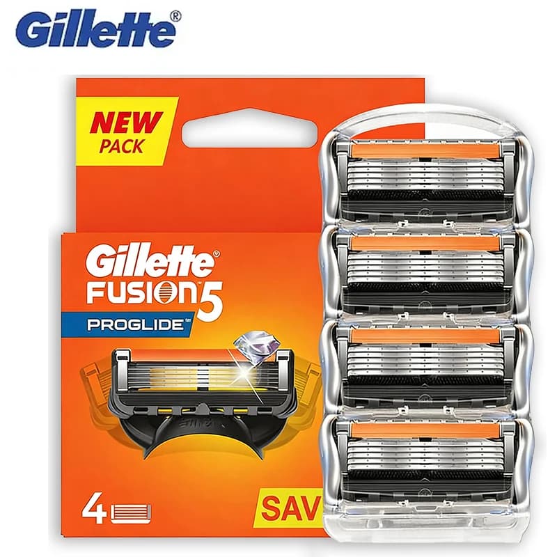 Lame di ricambio Gillette Fusion 5 ProGlide per uomo, confezione da 4/8 pezzi.