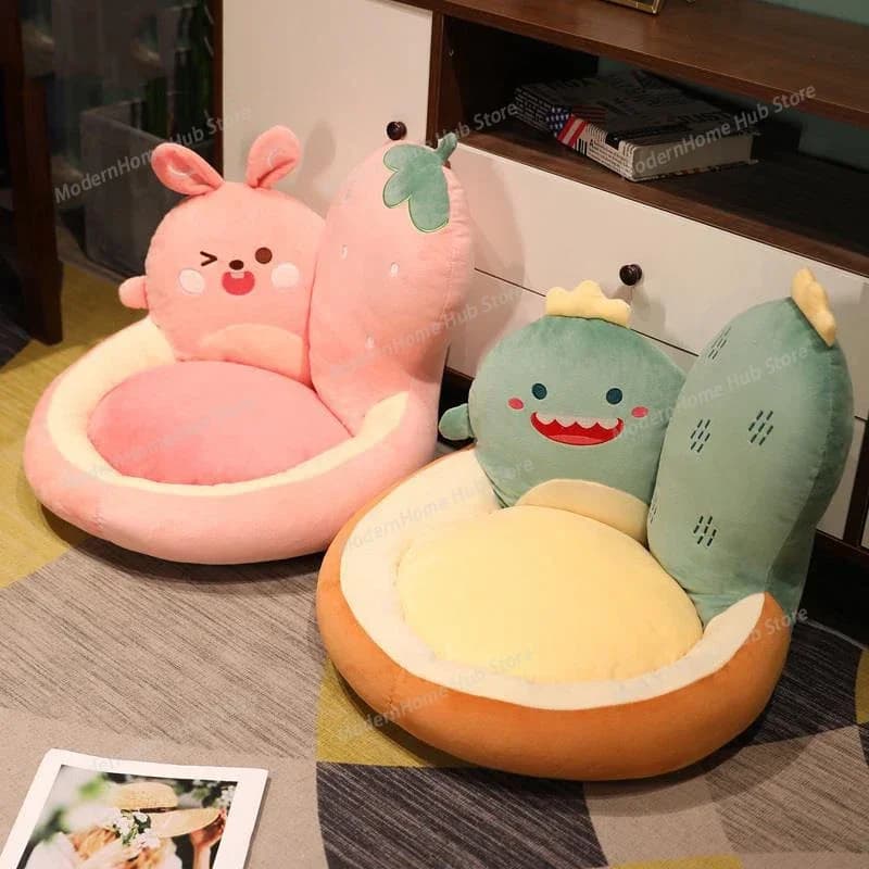 Poltrone Lazy in Tessuto per Ragazze, Cuscini Tatami per Camera da Letto, Chaise Longue, Pouf da Pavimento, Sedie da Soggiorno Carine, Arredamento per la Casa