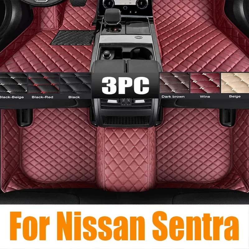 Tappetino auto per Nissan Sentra Sylphy B18 2020 ~ 2023 2021 2022 Pannello Piede TPE Liner Tappeto Pad Copertura Personalizzata Tappeto Parte Accessori