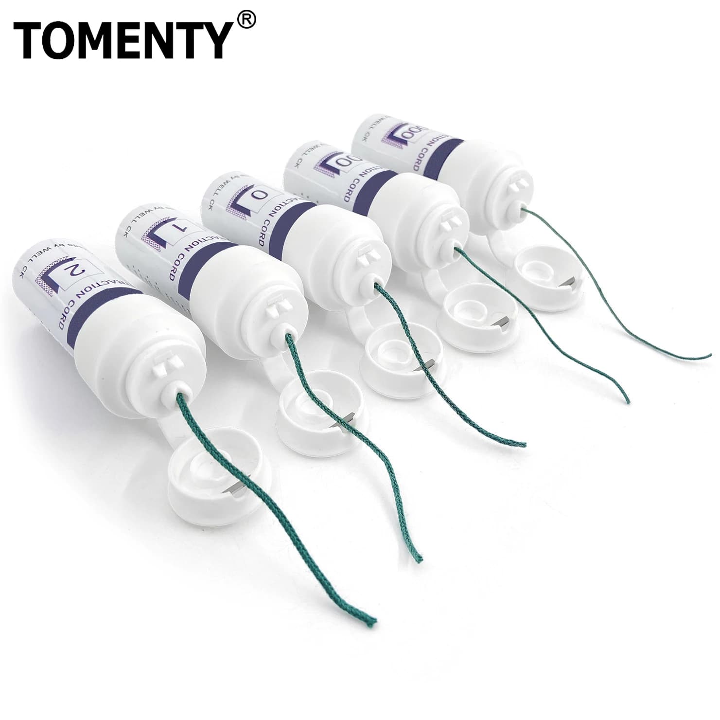 Disposable Dental Thread Gingival Retraction Cord Knitted Cotton Gum Line Dentist Tools 5 Size 0 00 000 1 2 Dentistry Material