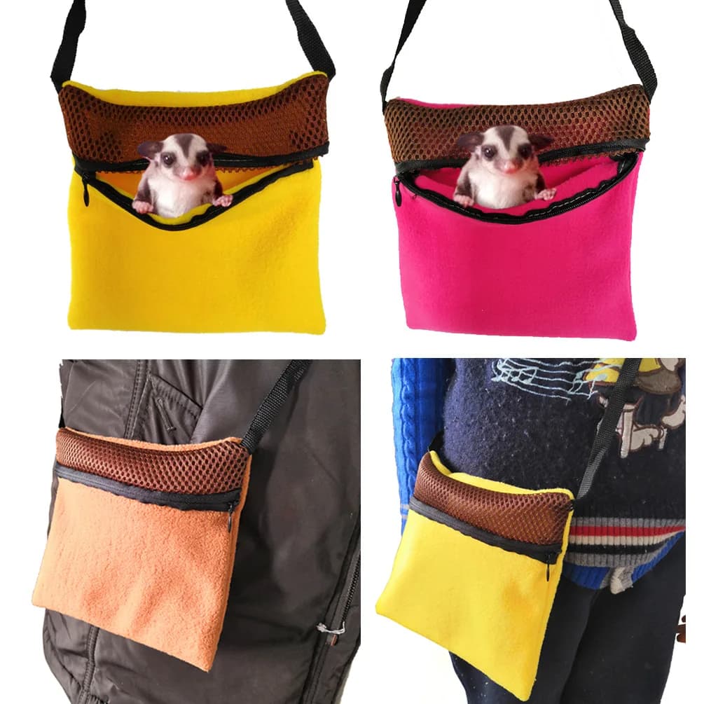 Outgoing sleeping bag Transporters for small animals Ratti Transport bag for hamsters Travel bag Breathable bag for sugar glider