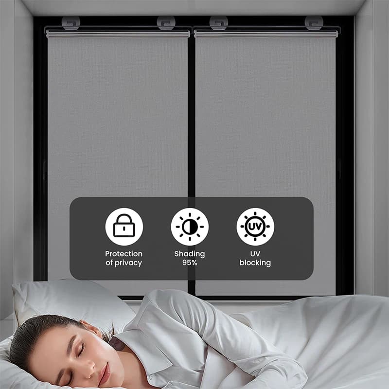 Roller blinds black curtains for windows without drilling black curtains decoration vertical terrace for balcony roll outdoor curtains