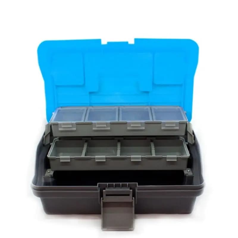 AEF6-Back Door Fishing Equipment Waterproof 3 Levels, Portable Container Corrosion Resistant, Durable Storage Box