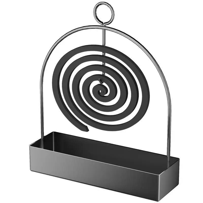 Porta Zanzariera Creativo con Vassoio, Stile Nordico, in Ferro, per Incenso Repellente, Decorazione Domestica Estiva