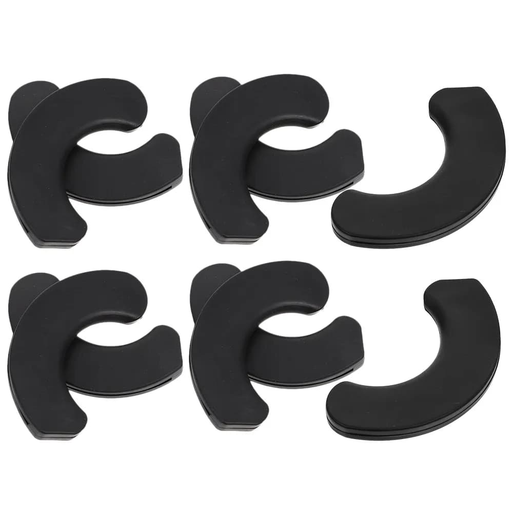 10 Pieces Moon Shape Plastic Bearings for Manubri, Vibration Absorbers Fitness Equipment and Training Accessories