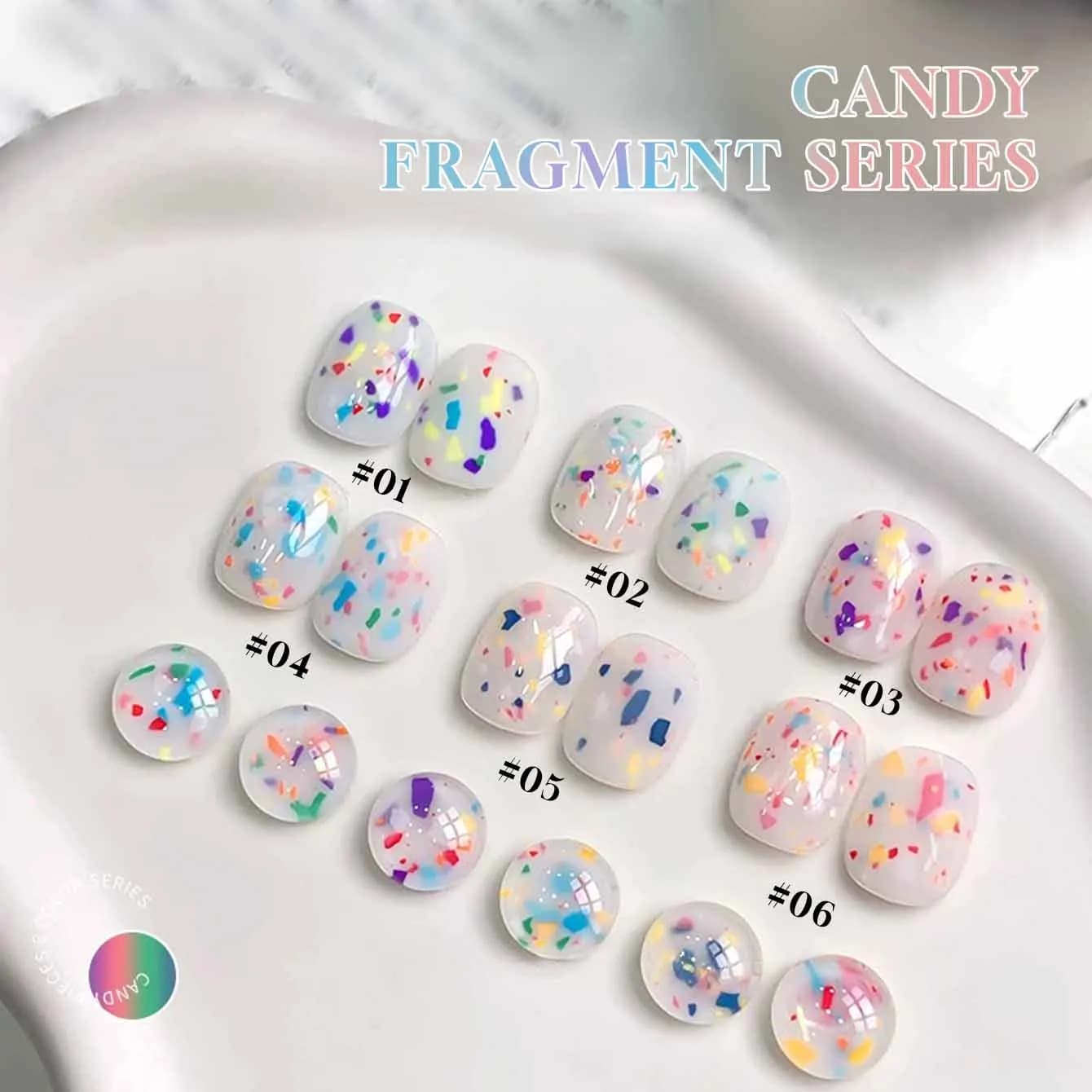MIANEL 12ML 2026 Nuovo Smalto Gel Candy Shard di Tendenza: Glitter Macaron con Paillettes, Specializzato per Manicure Professionale