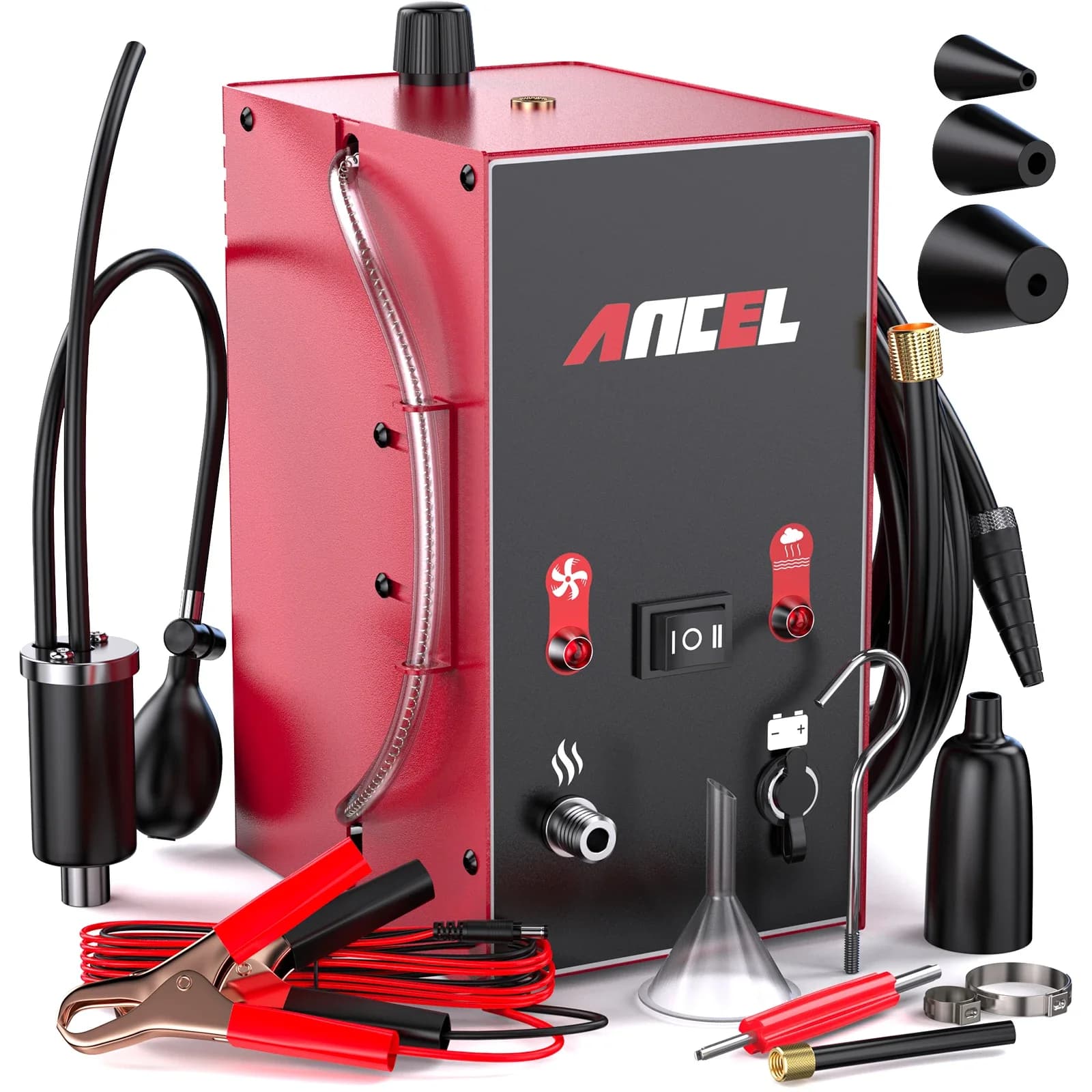 Car Smoke Leak Detector 12V ANCEL S160 Auto EVAP System Analyzer Machine Gas Leakage Locator Oil Pipe Generator Diagnostic