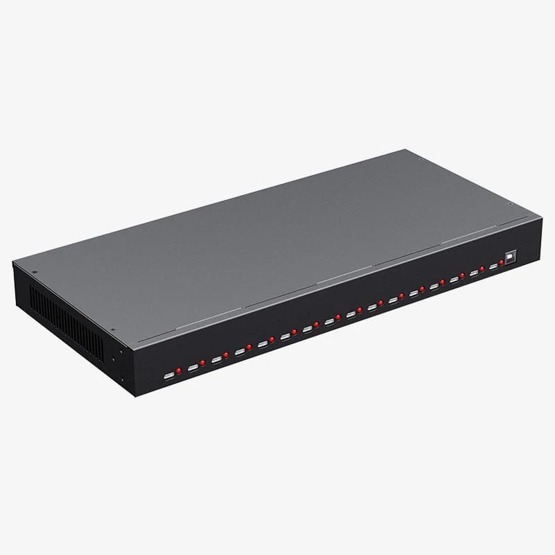 C-165C Sipolar Type c Usb Hub 200W Phone Charging Docking Station 16 Port Usb c Hub Adapter